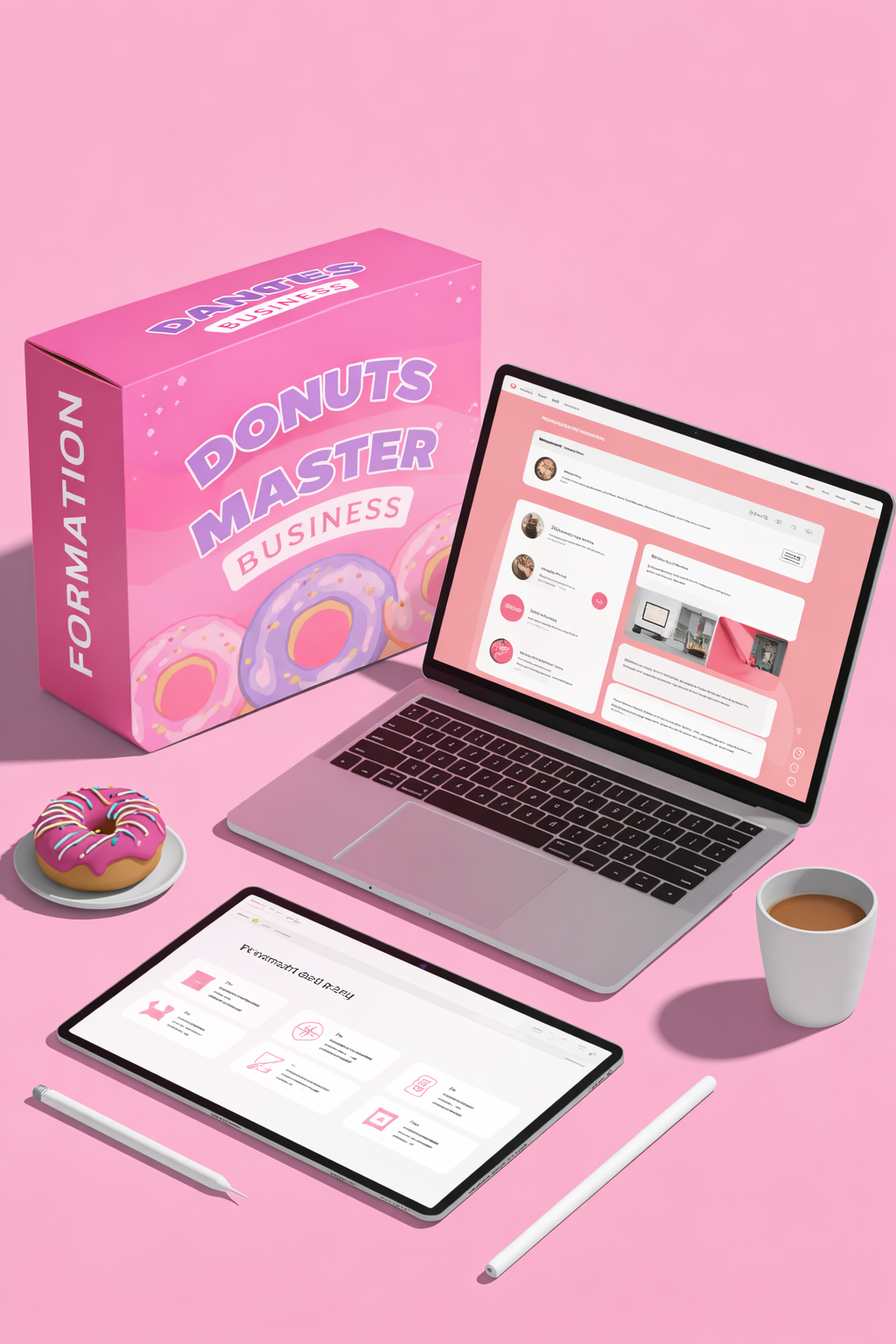 Formation Donuts Master — Mockup
